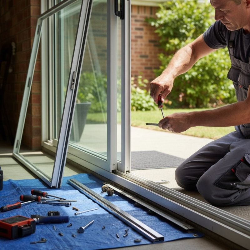 Folding Door Repair detail