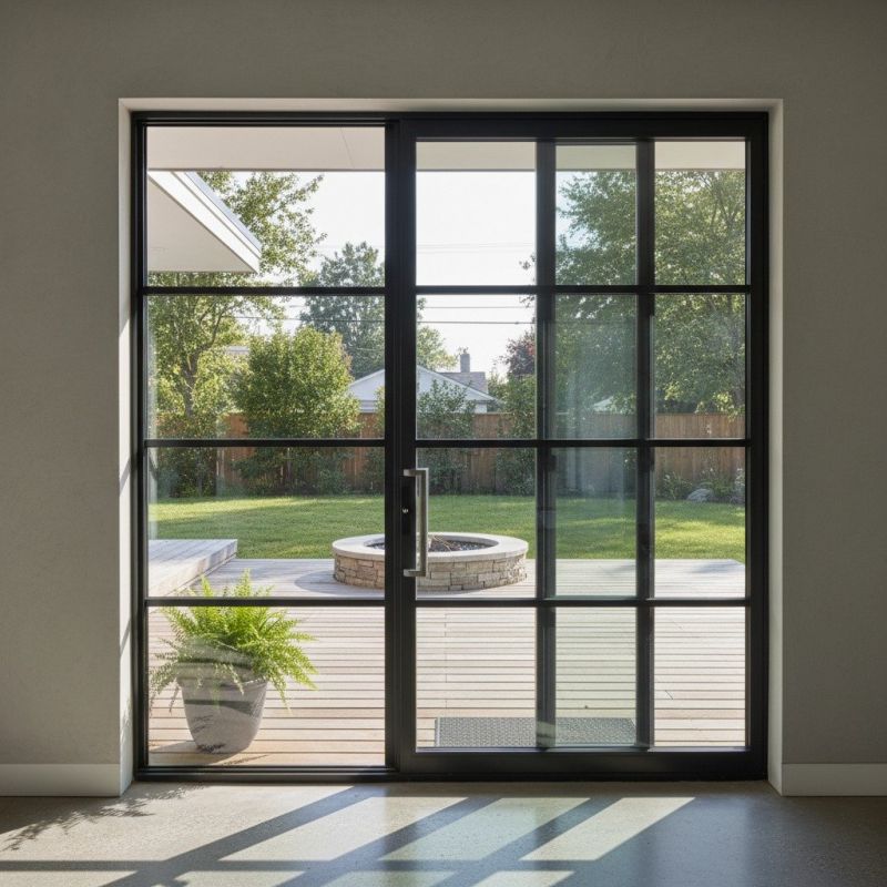 Wood Sliding Door Installation in Cary, NC